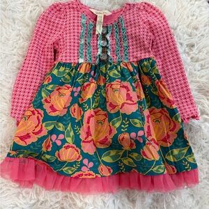 Matilda Jane Pink and Blue Floral Dress